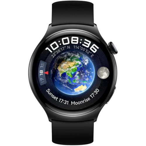 Смарт-часы Huawei Watch 4 46mm Black Elastomer Archi-L19F (55020APA)