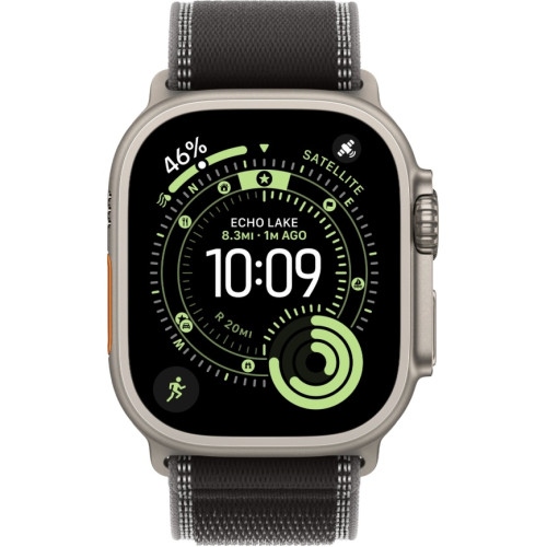 Смарт-часы Apple Watch Ultra 3 (2025) 49mm Natural Titanium Case with Black/Charcoal Trail Loop S/M