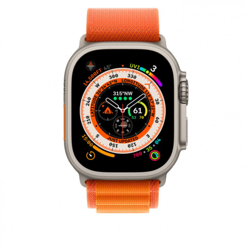 Ремешок Apple Watch Ultra 49mm Orange Alpine Loop L