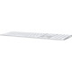 Клавиатура Apple Magic Keyboard with Touch ID and Numeric Keypad USB-C (MXK73) White