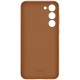 Чехол Samsung Leather Case для Galaxy S23 Plus Camel