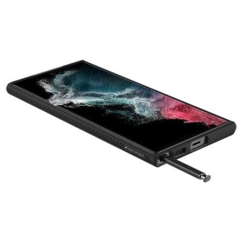 Чехол Spigen Liquid Air Galaxy S22 Ultra (ACS03915) Matte Black