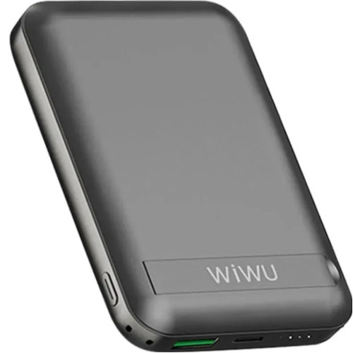 Внешний аккумулятор WiWU Snap Cube Magsafe Wireless Charge SC 10000 mAh Black