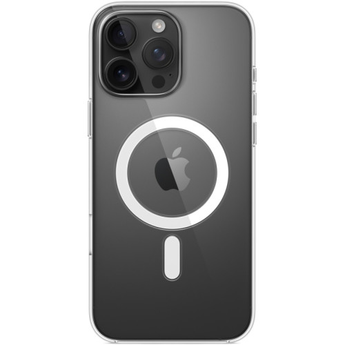Чехол Apple Silicone Case with MagSafe для iPhone 16 Pro Max Clear