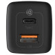 Сетевое зарядное устройство Baseus 65W USB-A/USB-C CCGAN2L-B01 Black