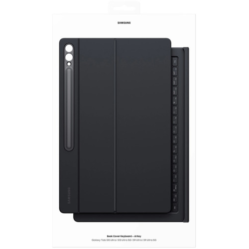 Чехол-клавиатура Samsung Book Cover Keyboard AI Key для Galaxy Tab S10 Ultra/S9 Ultra Black (EF-DX925UB)