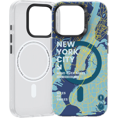 Чехол Benks Magnetic City Case with MagSafe для iPhone 16 Pro Max New York