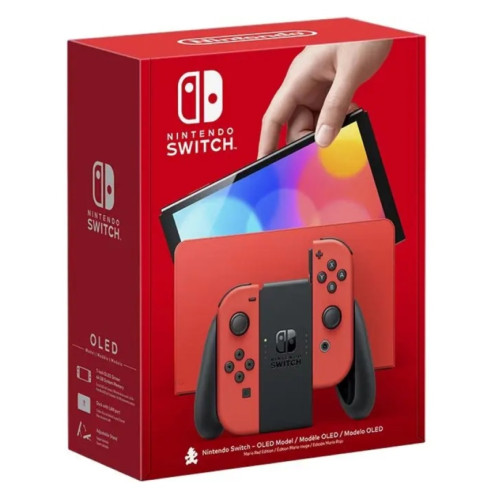 Игровая приставка Nintendo Switch OLED 64GB Mario Red Edition