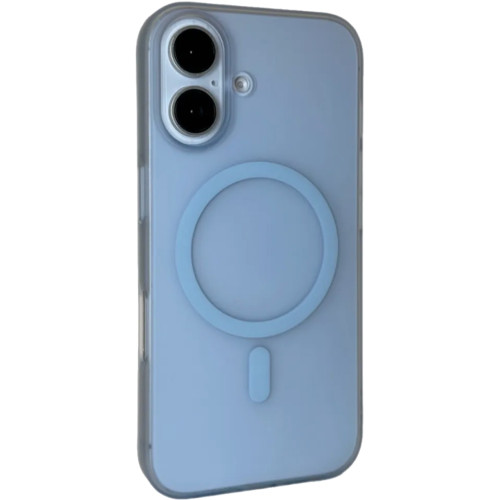 Чехол Gurdini Slim Series with MagSafe для iPhone 16 Blue