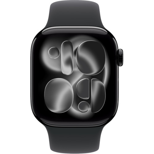 Смарт-часы Apple Watch Series 11 42mm Jet Black Aluminium Case with Black Sport Band M/L