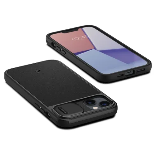 Чехол Spigen Optik Armor (MagFit) для iPhone 14 (ACS05070) Black