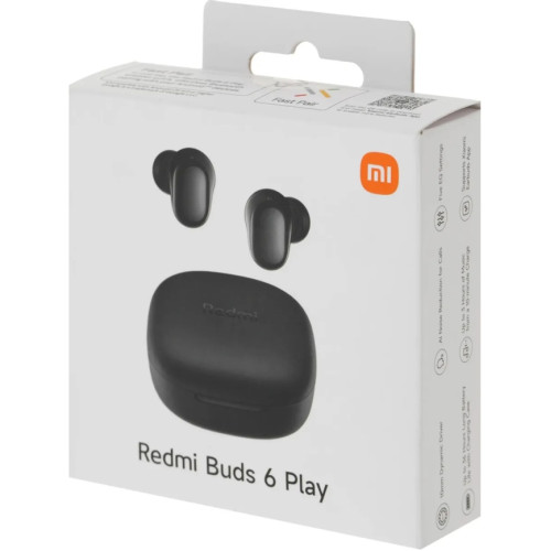 Наушники Xiaomi Redmi Buds 6 Play Black