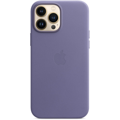 Кожаный чехол Apple MagSafe для iPhone 13 Pro Max Сиреневая глициния