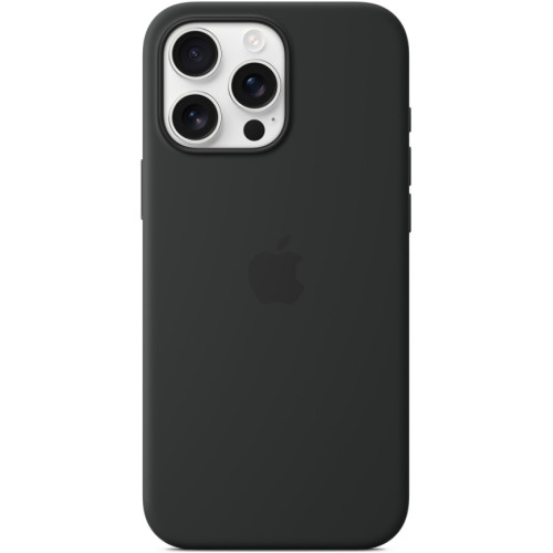 Чехол Apple Silicone Case with MagSafe для iPhone 16 Pro Max Black
