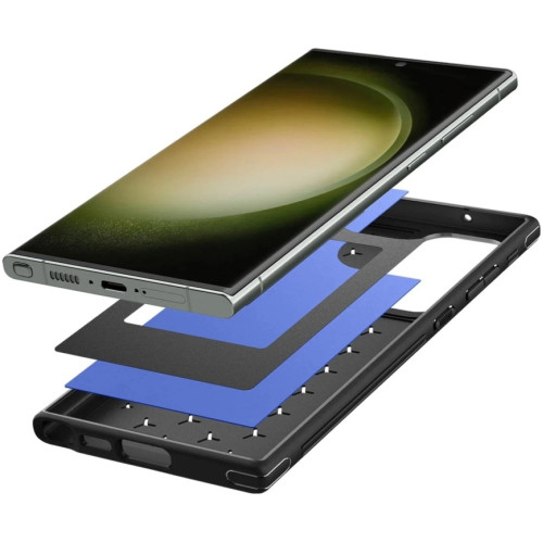Чехол Spigen Cryo Armor для Galaxy S23 Ultra (ACS05616) Matte Black