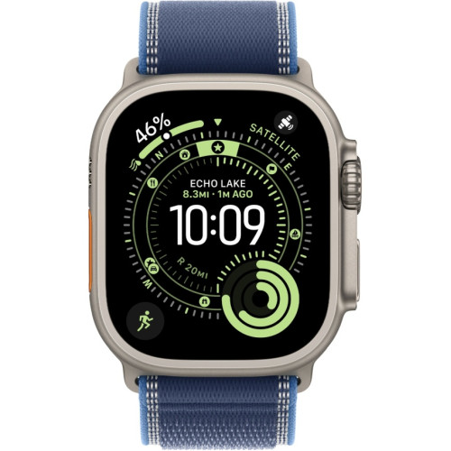 Смарт-часы Apple Watch Ultra 3 (2025) 49mm Natural Titanium Case with Blue/Bright Blue Trail Loop M/L