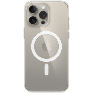 Силиконовый чехол Apple MagSafe для iPhone 15 Pro Clear