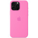 Чехол Apple Silicone Case with MagSafe для iPhone 16 Pro Max Peony