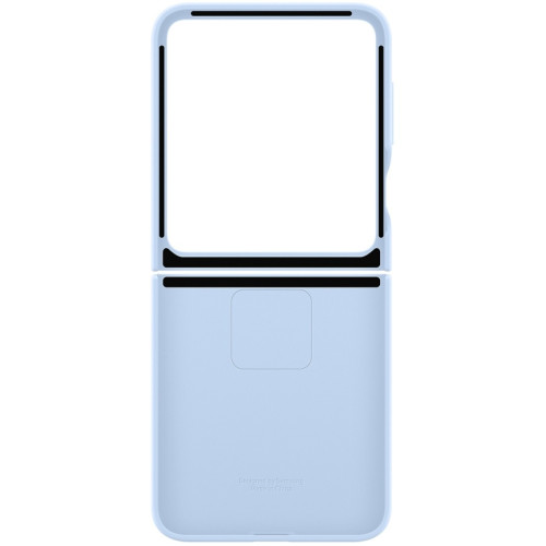 Чехол Samsung Silicone Case with Ring для Galaxy Z Flip6 Light Blue