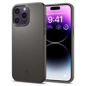 Чехол Spigen Thin Fit для iPhone 14 Pro (ACS04782) Gunmetal