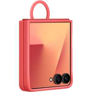 Чехол Samsung Silicone Ring Case для Galaxy Z Flip7 Red