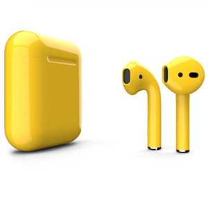 Наушники Apple AirPods 2 Color (MV7N2) Yellow Glossy