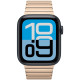 Смарт-часы Apple Watch SE (2025) 44mm Midnight Aluminum Case with Gold Link Bracelet