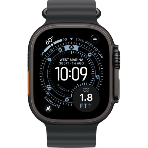 Смарт-часы Apple Watch Ultra 3 (2025) 49mm Black Titanium Case with Black Ocean Band