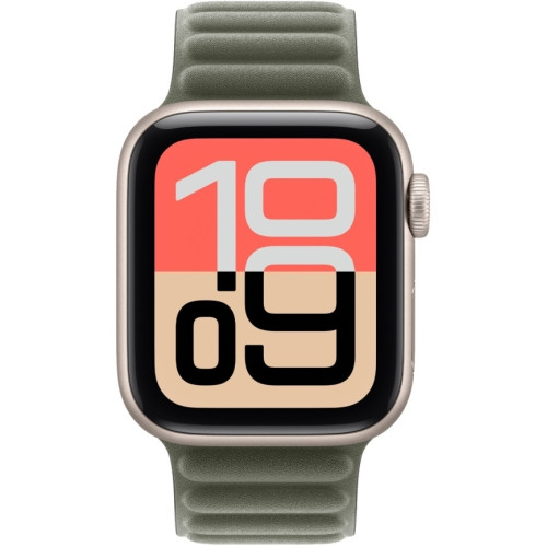 Смарт-часы Apple Watch SE (2025) 40mm Starlight Aluminum Case with Sage Gray Magnetic Link S/M
