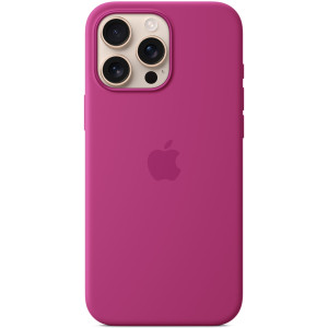 Чехол Apple Silicone Case with MagSafe для iPhone 16 Pro Fuchsia
