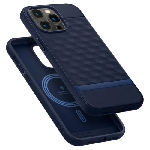 Чехол Spigen Caseology Parallax Mag для iPhone 14 Pro (ACS05003) Midnight Blue