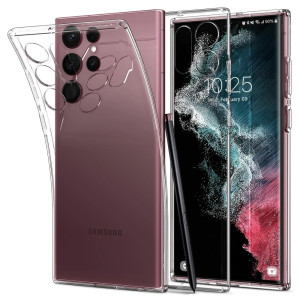 Чехол Spigen Liquid Crystal Galaxy S22 Ultra (ACS03912) Crystal-clear