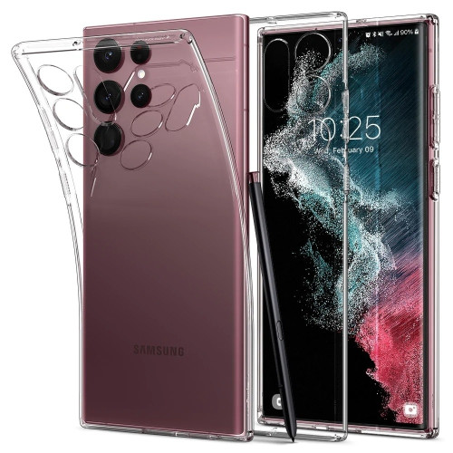 Чехол Spigen Liquid Crystal Galaxy S22 Ultra (ACS03912) Crystal-clear