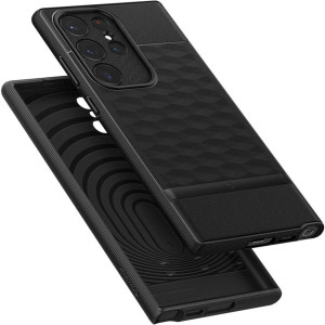 Чехол Spigen Caseology для Galaxy S23 Ultra (ACS05655) Matte Black