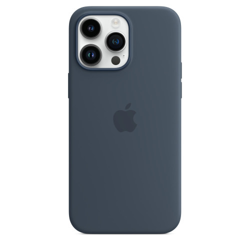 Силиконовый чехол Apple MagSafe для iPhone 14 Pro Storm Blue