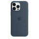 Силиконовый чехол Apple MagSafe для iPhone 14 Pro Storm Blue