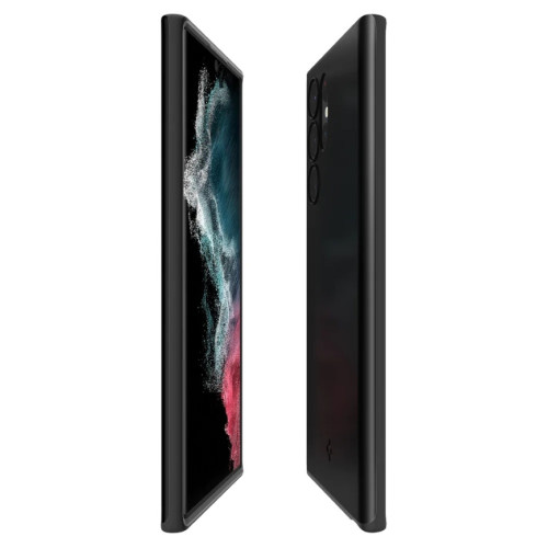 Чехол Spigen Thin Fit Galaxy S22 Ultra (ACS03911) Black