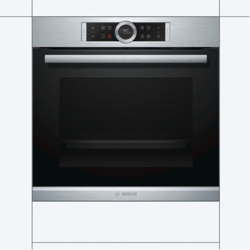 Электрический духовой шкаф Bosch Serie 8 HBG675BS1 Silver