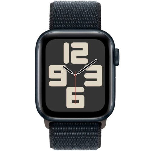 Смарт-часы Apple Watch SE (2023) 44mm Midnight Aluminium Case with Midnight Sport Loop (MREA3)
