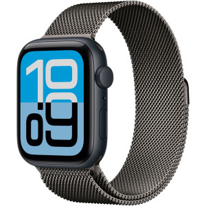 Смарт-часы Apple Watch SE (2025) 44mm Midnight Aluminum Case with Slate Milanese Loop