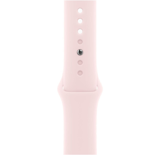 Смарт-часы Apple Watch Series 9 41mm Pink Aluminum Case with Light Pink Sport Band M/L (MR943)