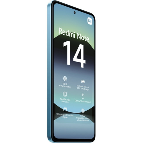 Смартфон Xiaomi Redmi Note 14 4G 6/128Gb (NFC) Ocean Blue Global Version