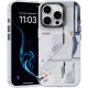 Чехол Benks Magnetic Perspective-Mecha Case with MagSafe для iPhone 16 Pro White