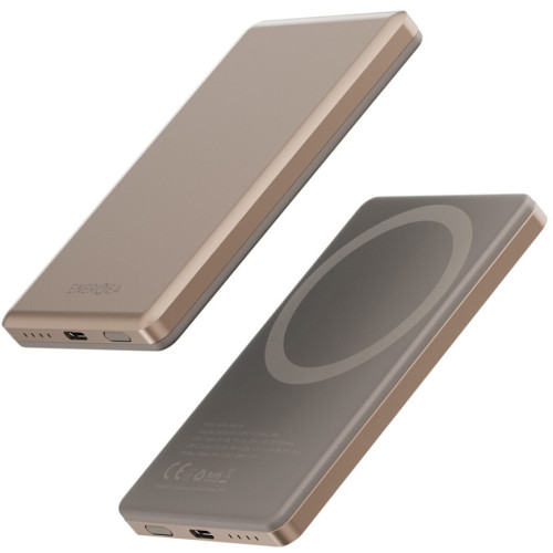 Внешний аккумулятор EnergEA Alupac Mini 5K 5000 mAh Magsafe Gold