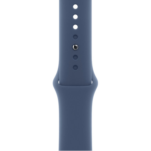 Смарт-часы Apple Watch SE (2024) 44mm Silver Aluminium Case with Denim Sport Band S/M (MXEQ3)