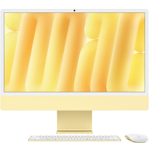 Моноблок Apple iMac (2024) 24 Retina 4.5K M4 10C CPU, 10C GPU/16GB/512Gb Yellow