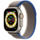 Смарт-часы Apple Watch Ultra GPS + Cellular 49mm Titanium Case with Blue/Gray Trail Loop M/L