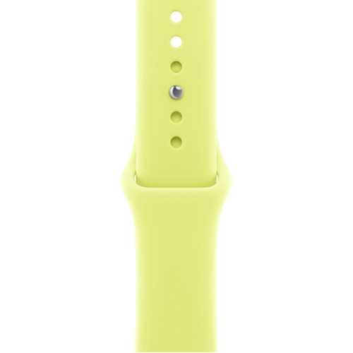 Смарт-часы Apple Watch Series 11 42mm Silver Aluminium Case with Neon Yellow Sport Band S/M