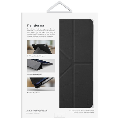 Чехол Uniq Transforma для iPad 10.9 2022 Black