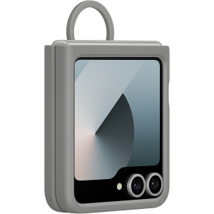 Чехол Samsung Silicone Case with Ring для Galaxy Z Flip6 Gray